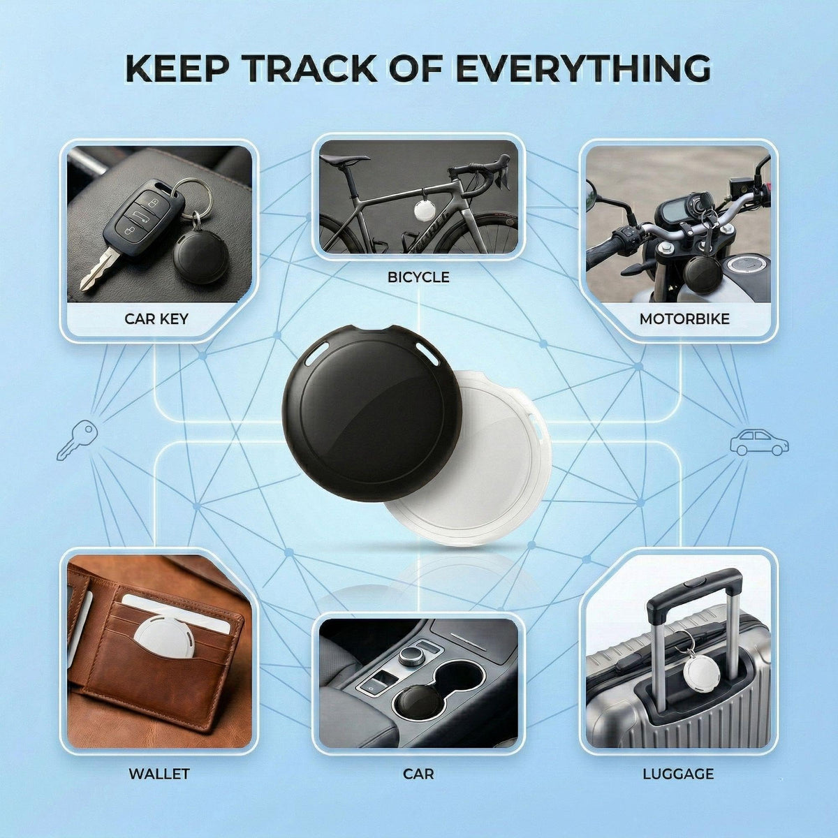 AMZSMT GPS tracker compact mini device for easy concealment