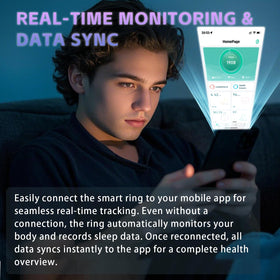 Anarow ring steps and calories tracker for daily activity.