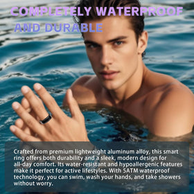 Anarow Ring waterproof 5ATM design suitable for swimming
