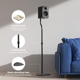 Anautin built-in cable channel and Velcro straps keeping wires tidy