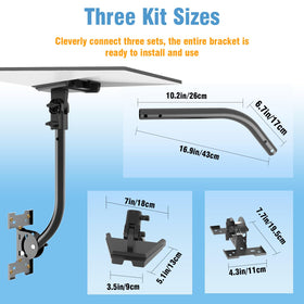 Anautin mount installed on wooden wall showing secure, space-saving setup