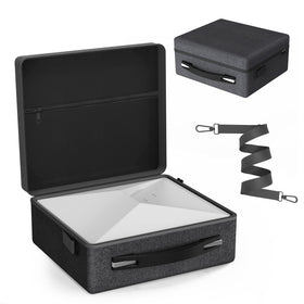 Anautin front view of case showing robust shell and secure latches for safe travel