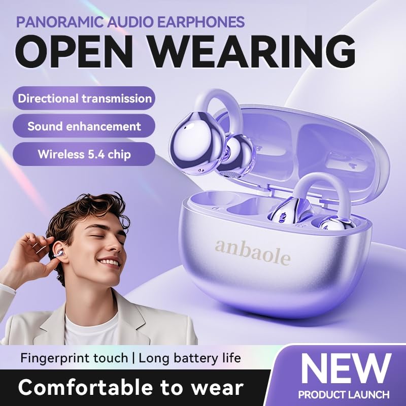 anbaole earbuds used during gym workout showing sweat resistance and stable fit for exercise
