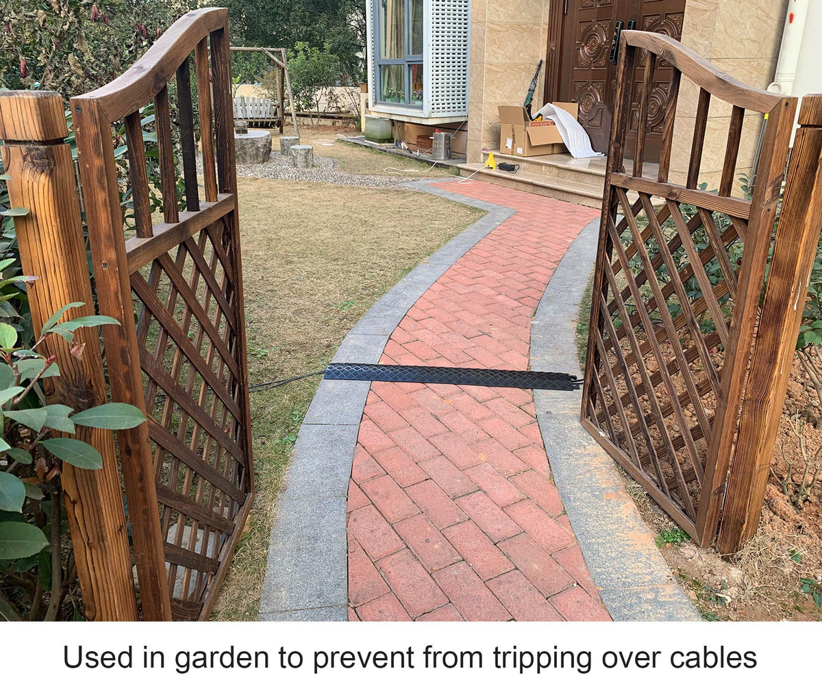 anbotek office in use with laptop cables showing trip-hazard prevention benefit