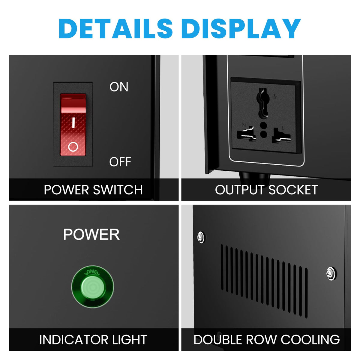 Anbull powering a laptop to show safe travel charging and voltage conversion