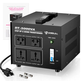 Anbull 5000W voltage converter front panel for reliable power control.