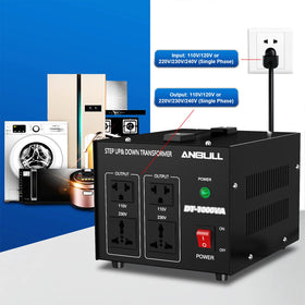 Anbull voltage converter circuit breaker detail emphasizing overload protection