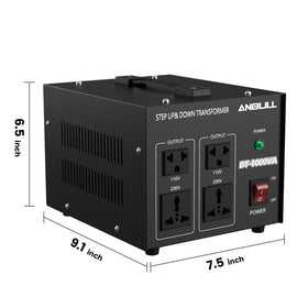 Anbull voltage converter packaging ready for shipping and setup