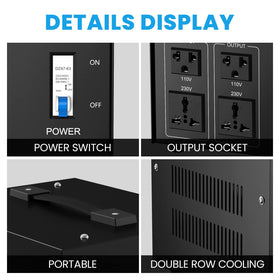Anbull voltage converter switch enabling quick, safe power control.