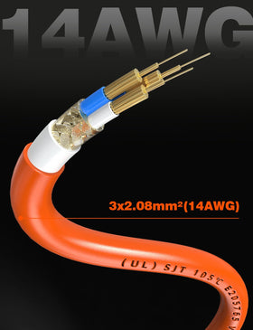 Ancable cable with 15A rating supports high-power devices safely.