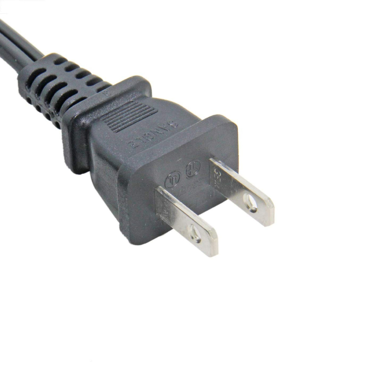 Ancable cable connected behind wall-mounted TV demonstrating neat, low-profile setup