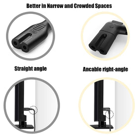 Ancable UL-listed C7 power cable ensures safe, reliable connections.