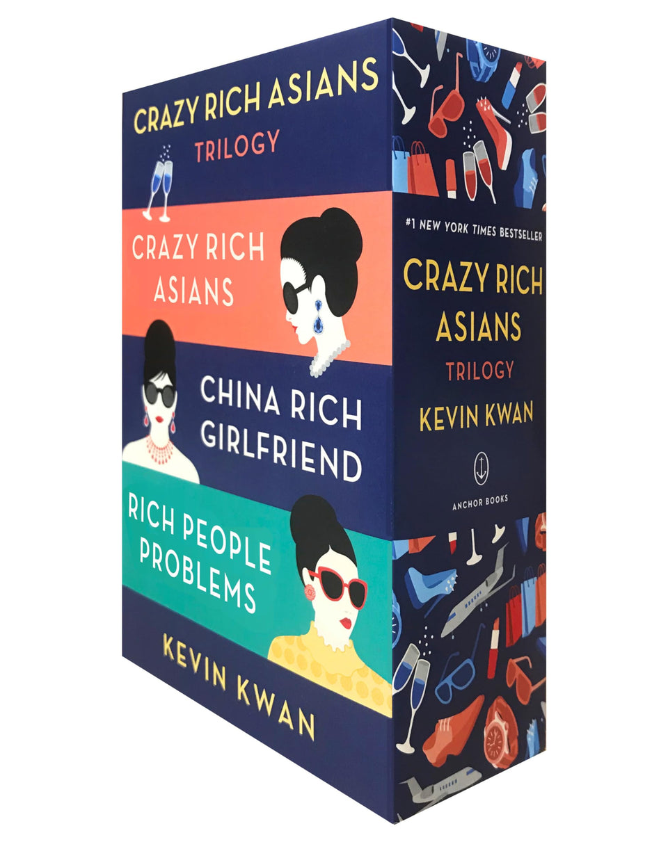 Anchor Books Crazy Rich Asians Trilogy Box Set cover, collector’s edition charm and gift appeal