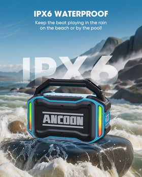 ANCOON 10000mAh battery powering all day music sessions
