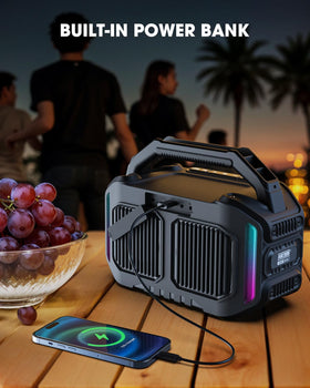 ANCOON rugged speaker blends performance with practicality on the go.