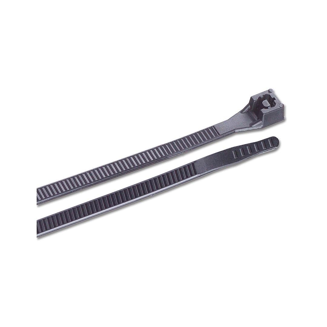 Ancor 199254 8-inch black cable tie for marine wire and hose bundling