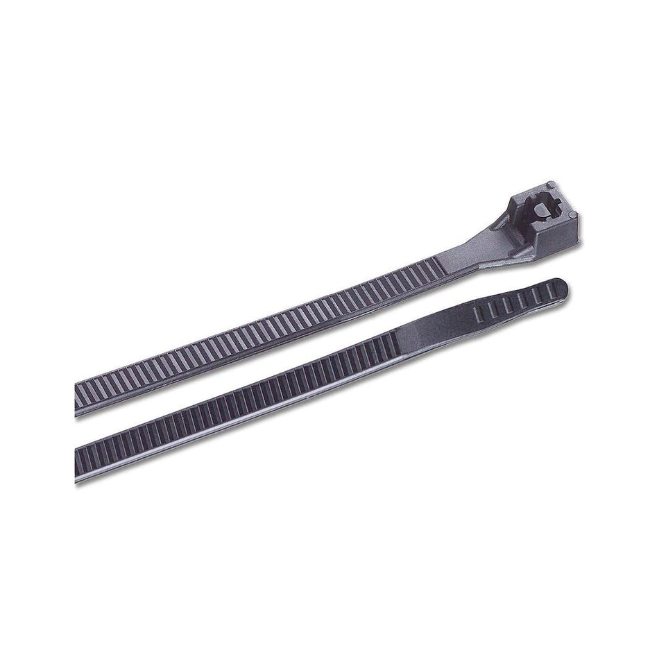 Ancor 199254 8-inch black cable tie for marine wire and hose bundling