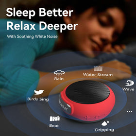 ANCwear compact speaker with 36mm driver delivers clear close-range sound.