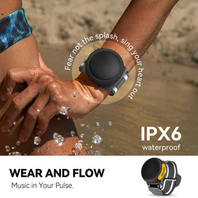 ANCwear IPX6 shell protects against sweat and rain during workouts.