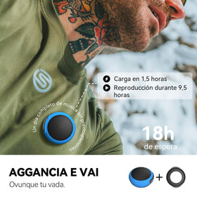 ANCwear IPX6 waterproof body endures sweat and rain during workouts and outdoor adventures.