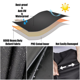 Andacar fabric texture showing waterproof oxford cloth durability