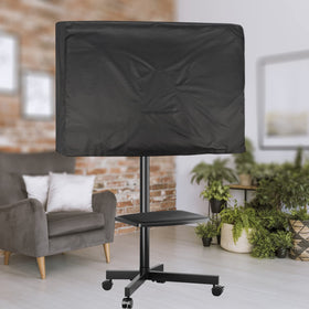 Andacar in-use at outdoor event protecting TV from weather