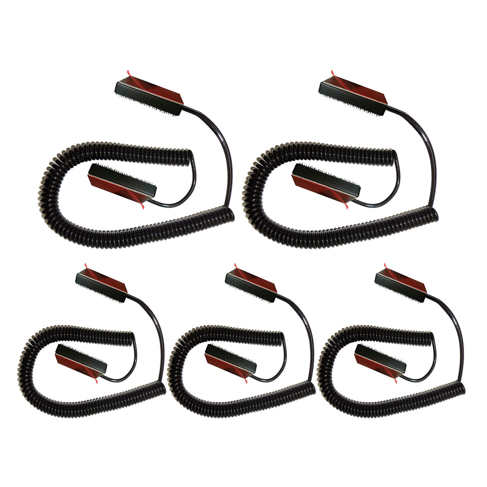Anderic front packaging showing 5-pack and included accessories for organized storage
