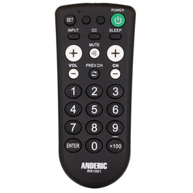Anderic RR1001 front view showing simplified layout and easy guest control