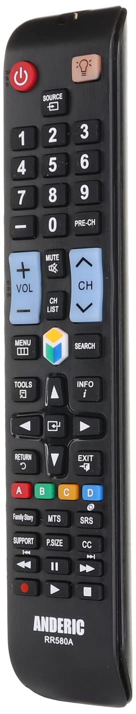 Anderic RR580A Samsung remote no-programming setup for quick use