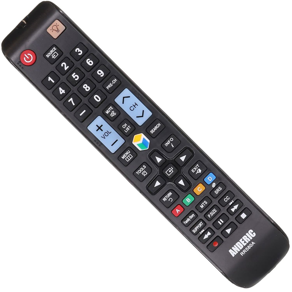 Anderic RR580A Samsung remote out of the package ready for use