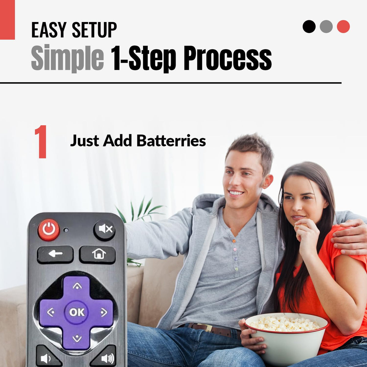 Compatible with Roku streaming players and Enhanced TVs