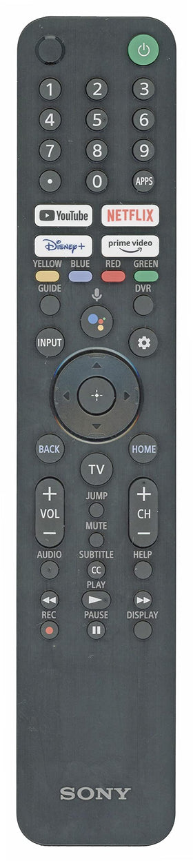 Anderic Sony RMF-TX520U remote front view shows durable, easy-to-grip design for comfortable use.