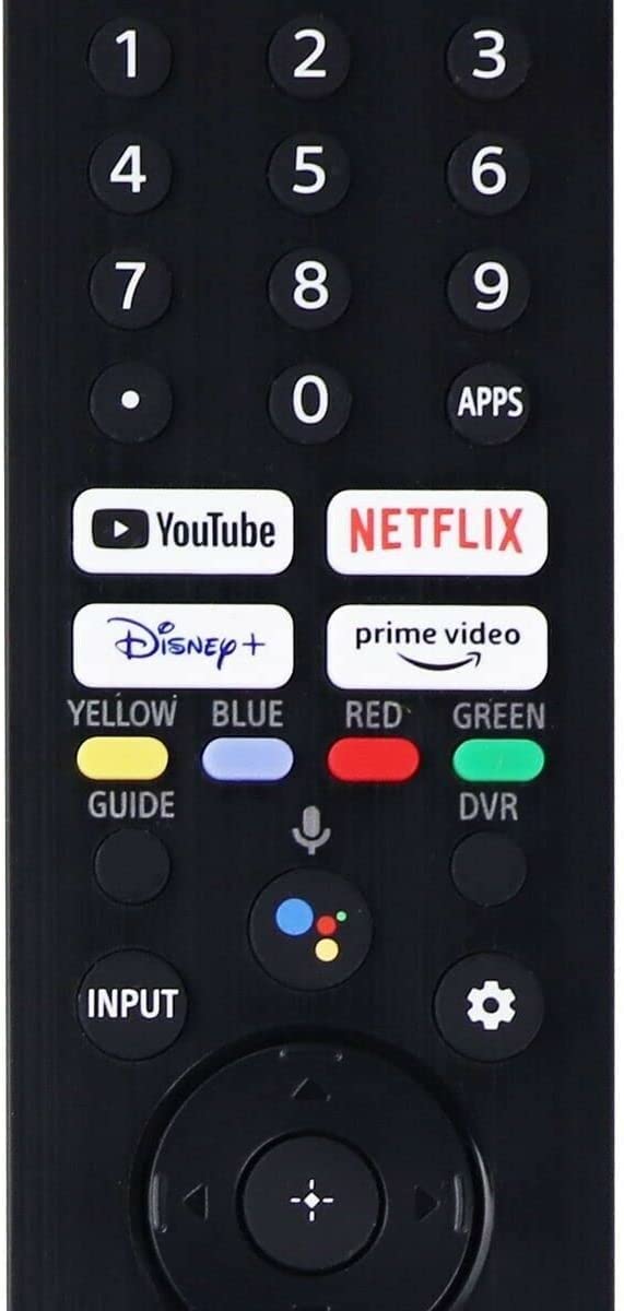 Anderic Sony remote side ergonomic angle promotes steady handling during movie nights.