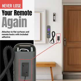 Anderic cable stretched to full length showing 10-foot reach for extended use