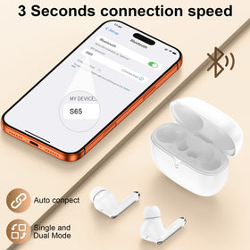 ANDHOT Pixel Earbuds Bluetooth 5.4 stable connection up to 33 feet