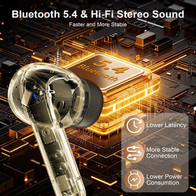 ANDHOT S65 close-up of earbud driver highlighting audio detail and build quality