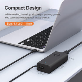 Andingker 65W USB-C Dell charger compact design for travel.