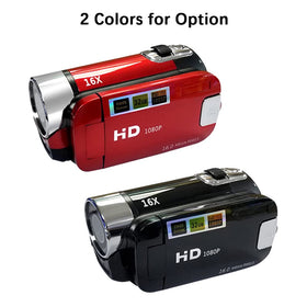 Andoer dv camcorder with 16x zoom enhances distant scenes clearly