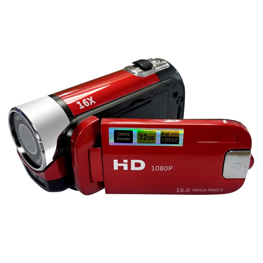 Andoer portable DV camcorder front view, compact design for travel filming