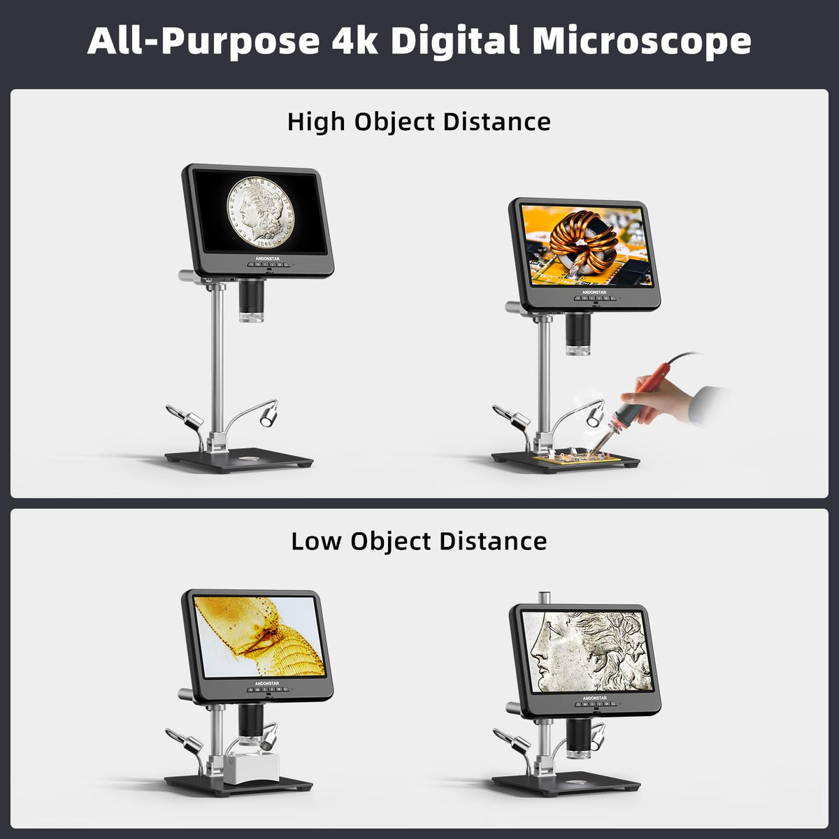Andonstar 480x magnification on built-in 10in screen