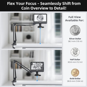 Andonstar AD109 56-led lighting enhances depth and texture detail
