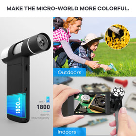 Andonstar AD203 supports photo and video capture on SD card.