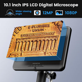 Andonstar AD210 coin microscope with upgraded stand enables granular coin details.