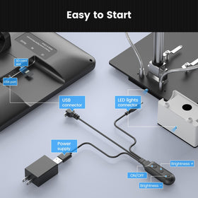 Andonstar AD210 easy-capture camera with 32GB memory for sharing.