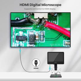 Andonstar AD249S-M UHD HDMI output for immersive macro viewing on a large screen.