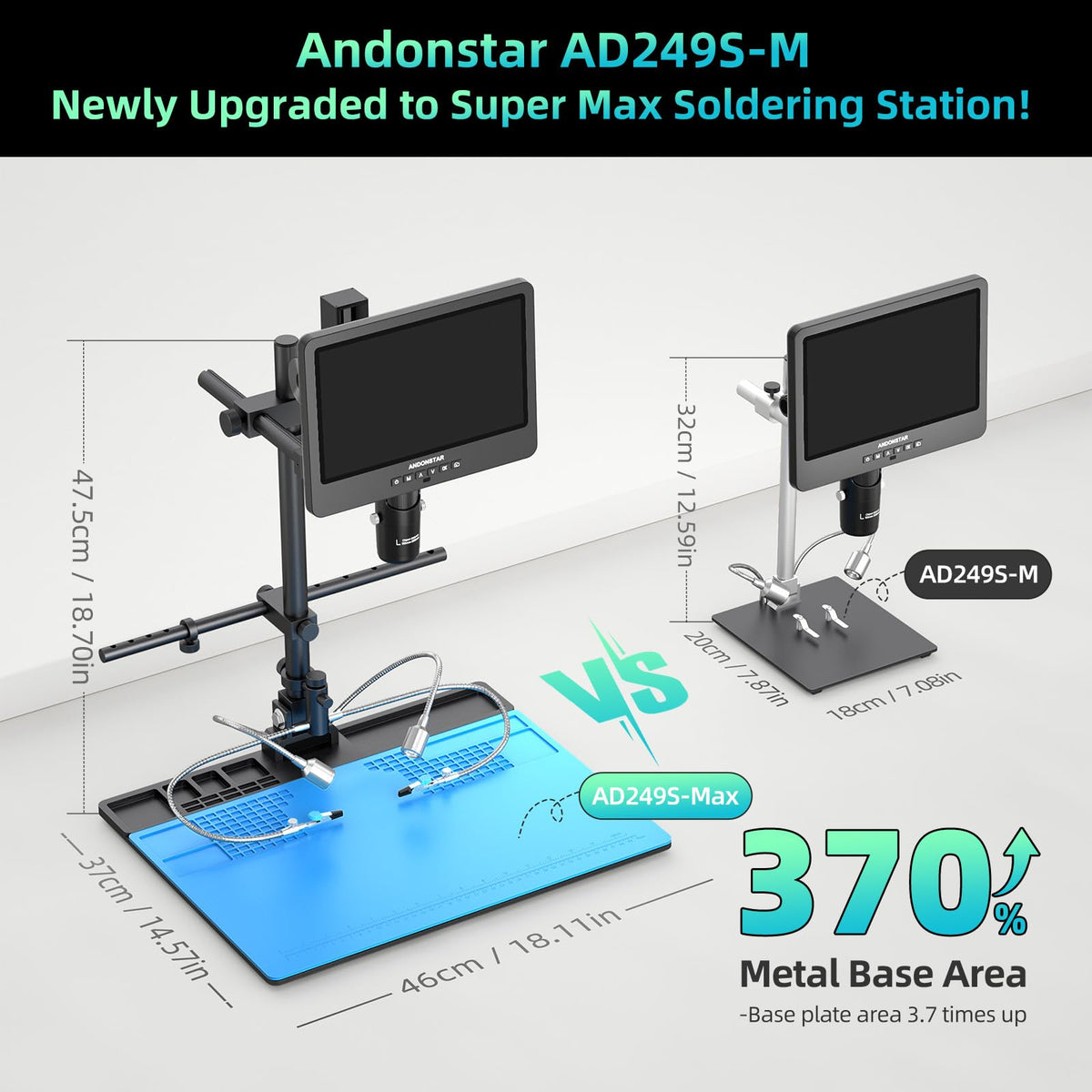 Andonstar AD249S-Max Super Max Station expands workspace