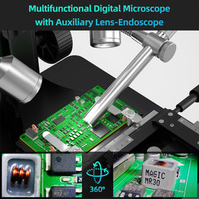 Andonstar AD269S soldering work view focusing on joints and traces.