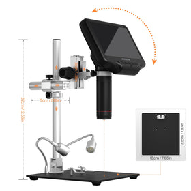 Andonstar AD407 Pro precise focusing wheel for quick micro-adjustments