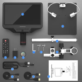 Andonstar AD409 Pro complete kit includes essential accessories for use.
