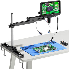 Andonstar AD409 SA slide rail arm for expansive PCB workspace and precise soldering